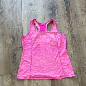 Danskin Vibrant Pink Racerback Tank Top